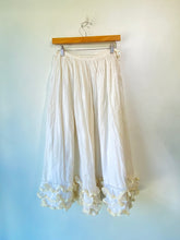 Vintage Bureaux White Ruffle Skirt