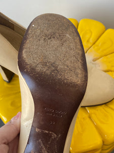 Vintage Miu Miu Cream Heels