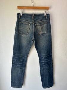 A.P.C. Dark Wash Worn-In Jeans