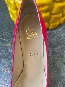 Christian Louboutin Neon Pink Stilettos