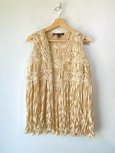 Winter Kate Cream Macrame Vest