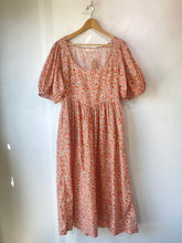 Doen Orange Liberty Floral Dress