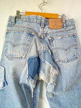 Vintage Levi's 501 Reworked Patchwork Jeans