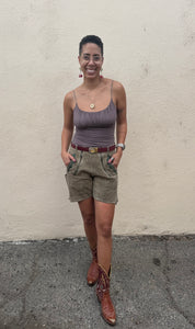 Vintage Suede Lederhosen Shorts