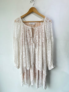 Zimmermann White Lace Dress