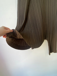 Vintage Issey Miyake Brown Pleated Pants