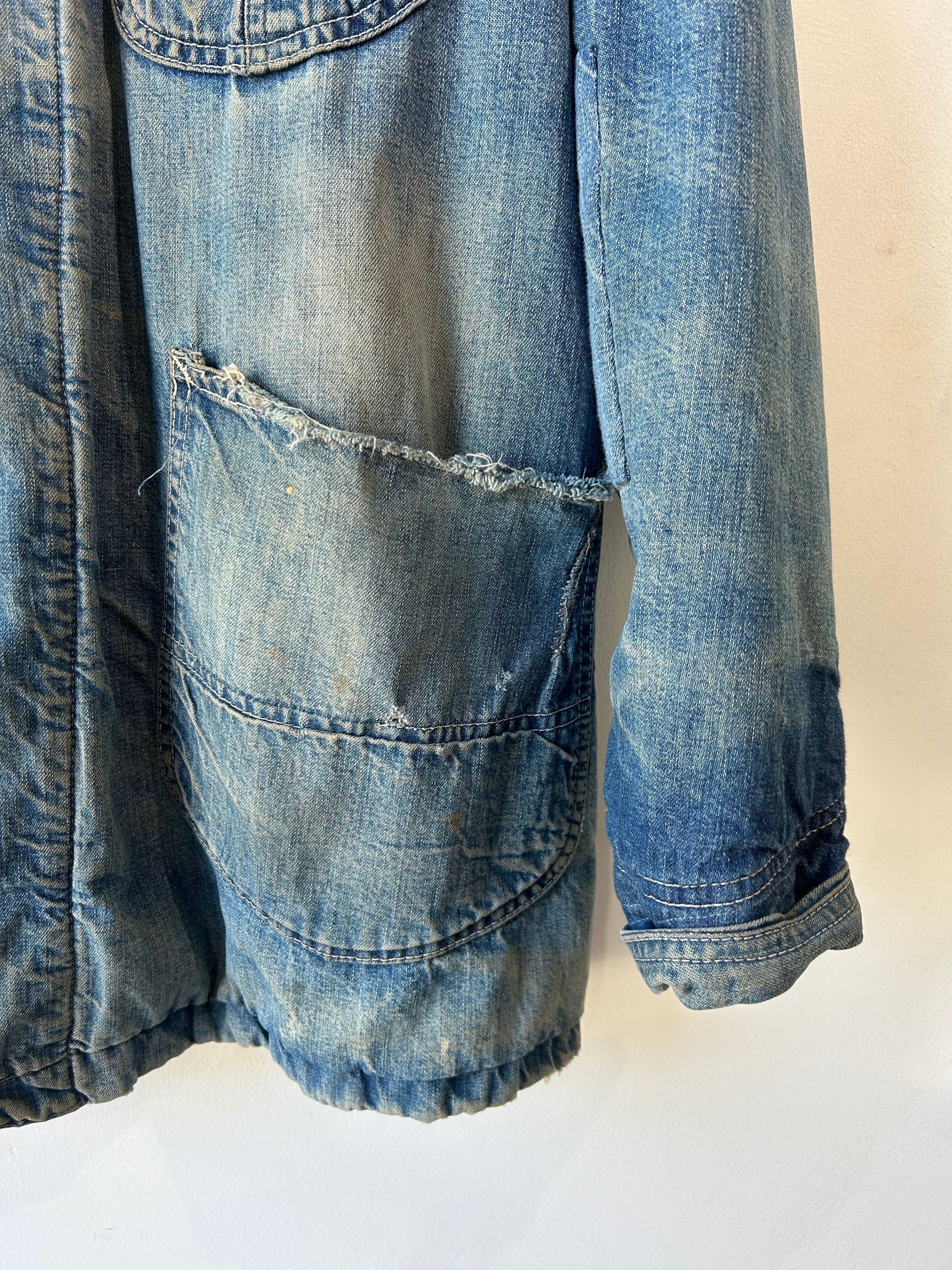 Vintage Lee 81 LJ Jean Jacket with Painted Back – The Curatorial Dept.