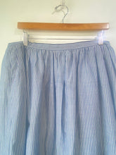 Vince Blue Striped Skirt