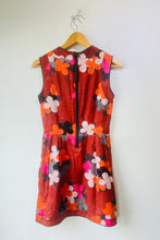 Marni Rust Floral Sleeveless Mini Dress