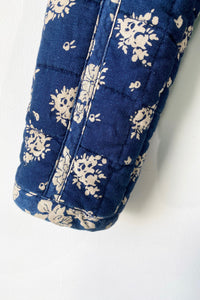 Tavin Indigo Floral Quilted Jacket