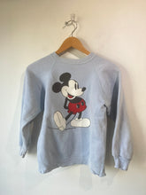 Vintage Mickey Mouse Light Blue Sweatshirt