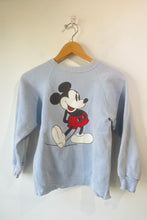 Vintage Mickey Mouse Light Blue Sweatshirt