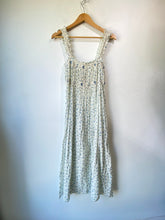 Doen White & Blue Floral Dress