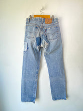 Vintage Levi's 501 Reworked Patchwork Jeans