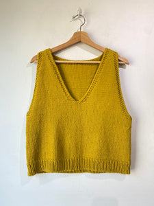 Mustard Yellow Sweater Vest