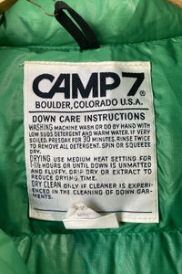 Vintage Camp 7 Green Puffer Jacket