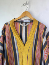 Vintage Mary Fisher Batik Stripe Caftan Shirt