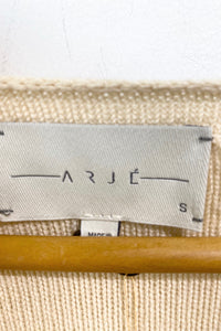 Arje Cream Silk Blend Sweater