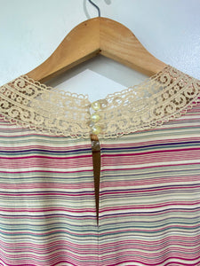 Vintage Chloe Striped Silk Dress