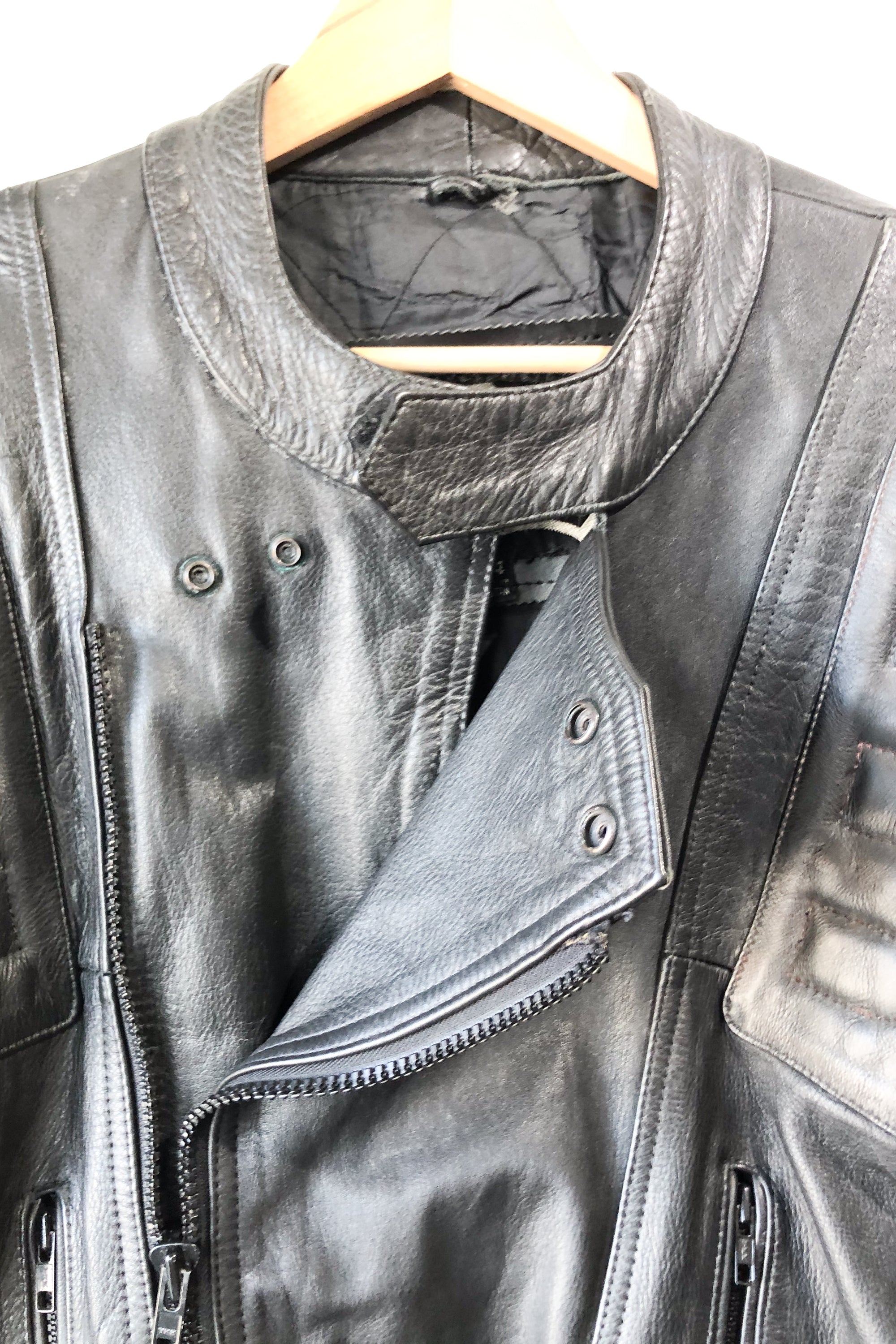 Vintage First Genuine Leather Miss Piggy Moto Jacket – The