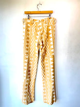 Vintage Western Tan White Suede Patterned Pants