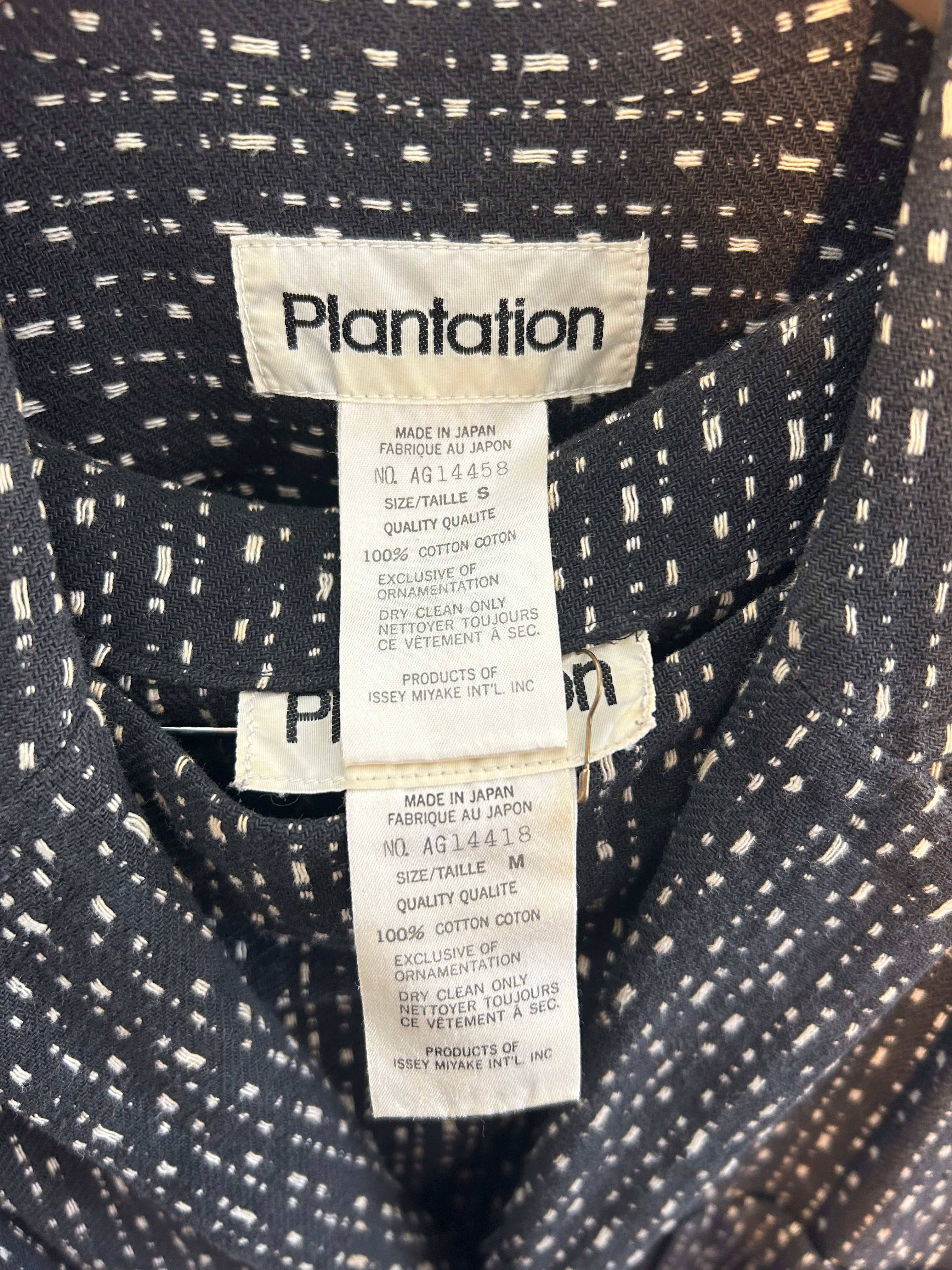 Vintage Issey Miyake Black and White Pattern Three-Piece Set – The