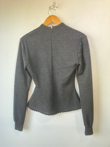 Vintage Geoffrey Beene Charcoal Wool Sweater