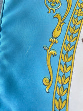 Hermès “La Promenade de Longchamps” Blue Silk Scarf by Philippe Ledoux