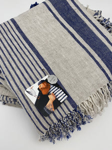 8knots Dot Net Linen Throw