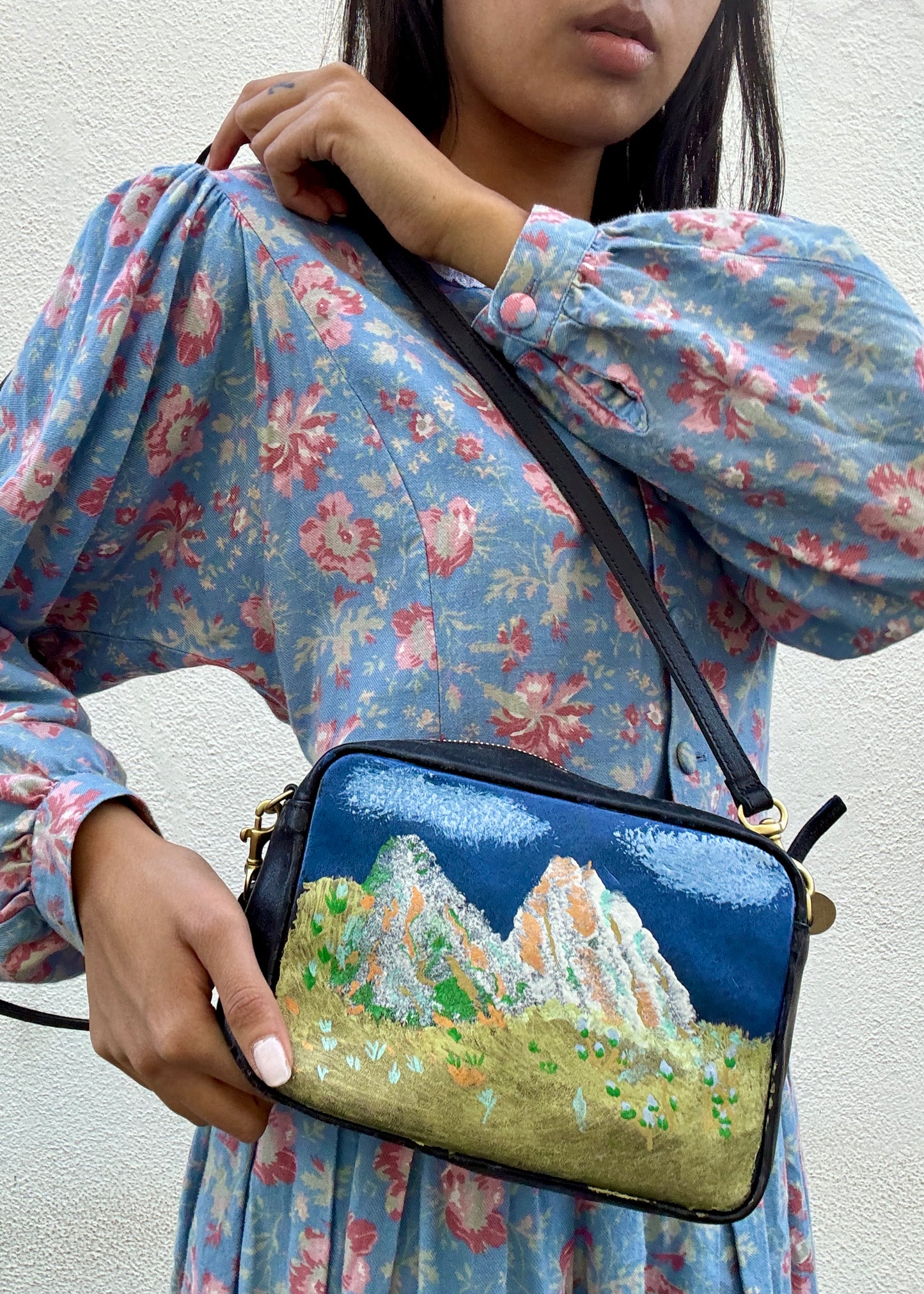 Creative Growth Clare V. Purse Hand Painted by Peter Salsman - The Curatorial Dept.