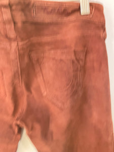 True Religion Brown Suede Pants