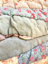 Vintage Pink and Blue Quilted Jacket