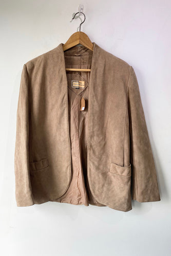 Vintage Suburban Heritage Tan Suede Jacket