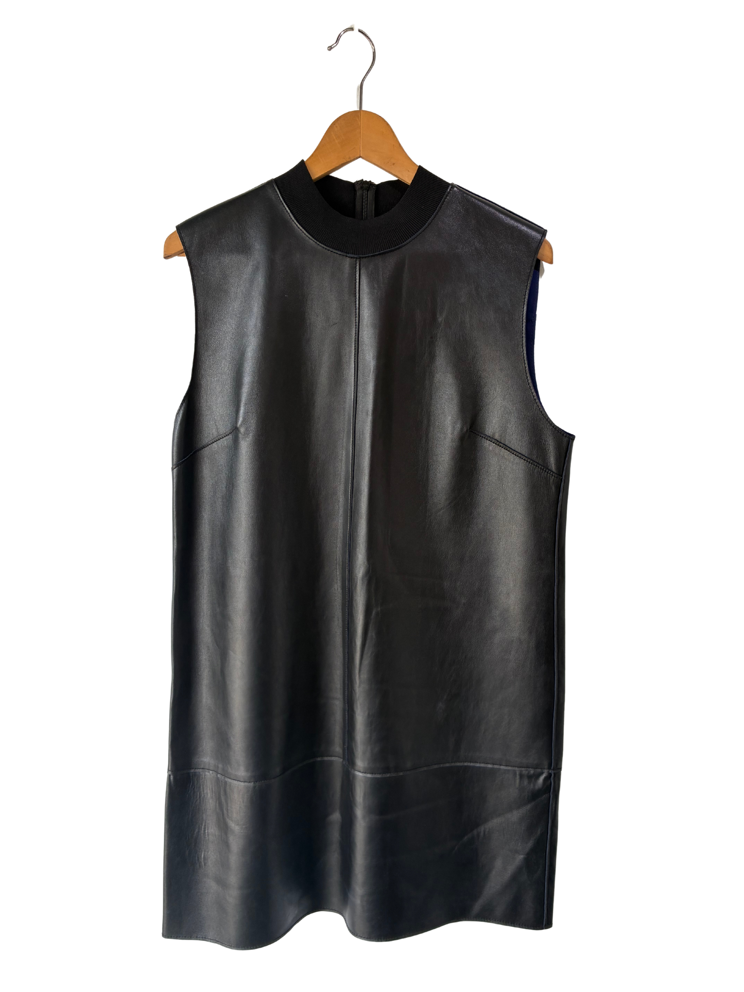 Philip Lim Black Leather Fringe Dress - The Curatorial Dept.