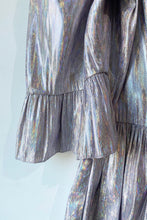 Batsheva Silver Iridescent Dress