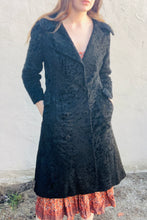 Vintage Bullock's Black Velvet Coat