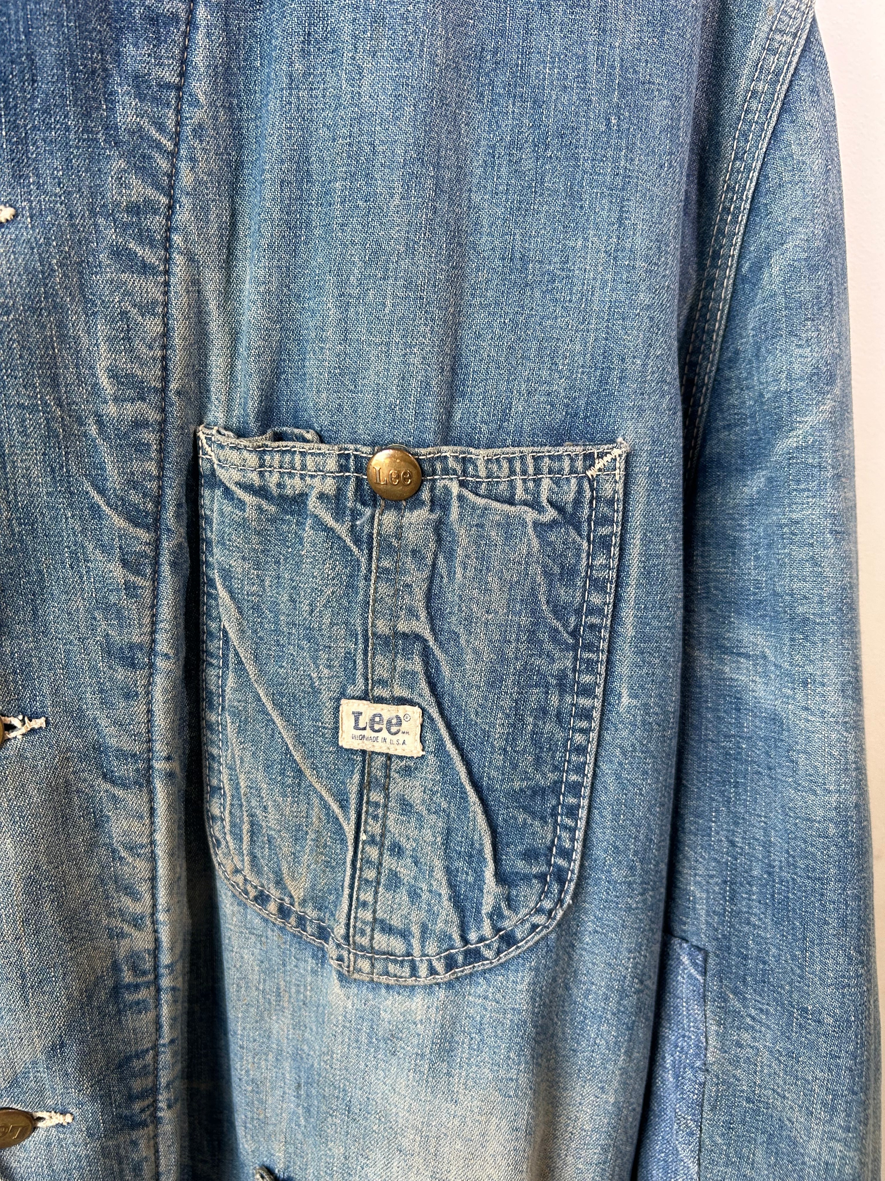 Vintage Lee 81 LJ Jean Jacket with Painted Back – The Curatorial Dept.