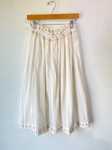 Isabel Marant Etoile White Skirt with Rivets