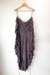 Electric Feathers Purple Infinite Rope Kaftan