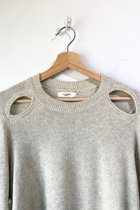 Etoile Isabel Marant Grey Destroyed Sweater