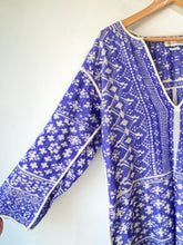 Isabel Marant Etoile Blue Caftan Mini Dress