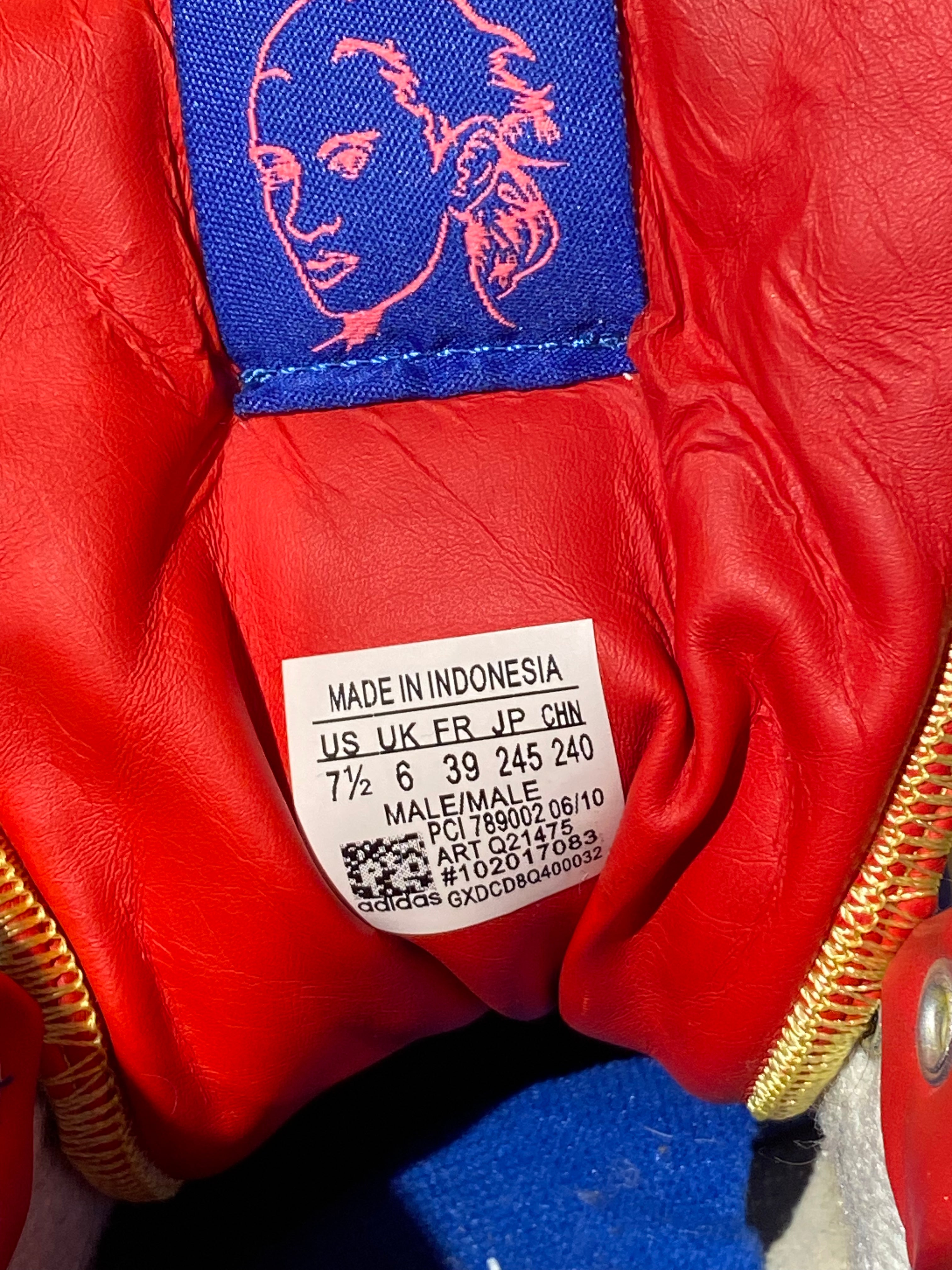 Adidas x Jeremy Scott Blue Floral High Tops – The Curatorial Dept.