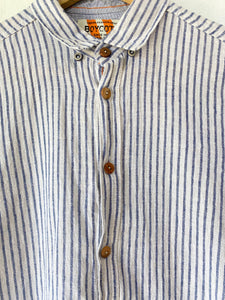 Boycott Striped Button Down