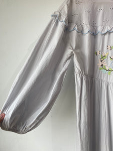 Damson Madder Pale Blue Nightgown Dress