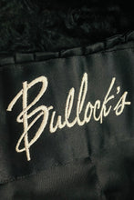 Vintage Bullock's Black Velvet Coat