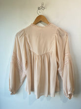 Ulla Johnson Cream Silk Puff Sleeve Top (as is)