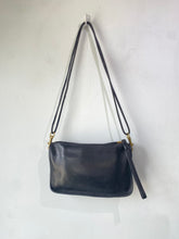 Vintage Coach Black Leather Cross Body