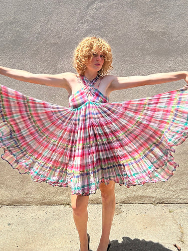 Nicholas K Multicolored Gingham Dress