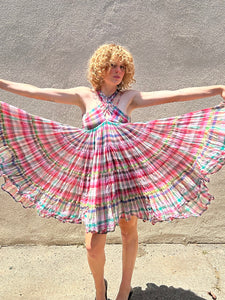 Nicholas K Multicolored Gingham Dress