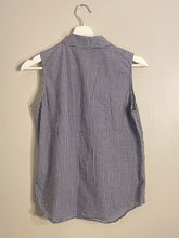 Equipment Blue Gingham Top